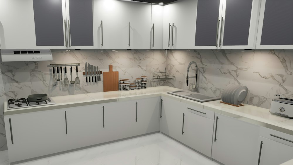 Stone countertops and worktops