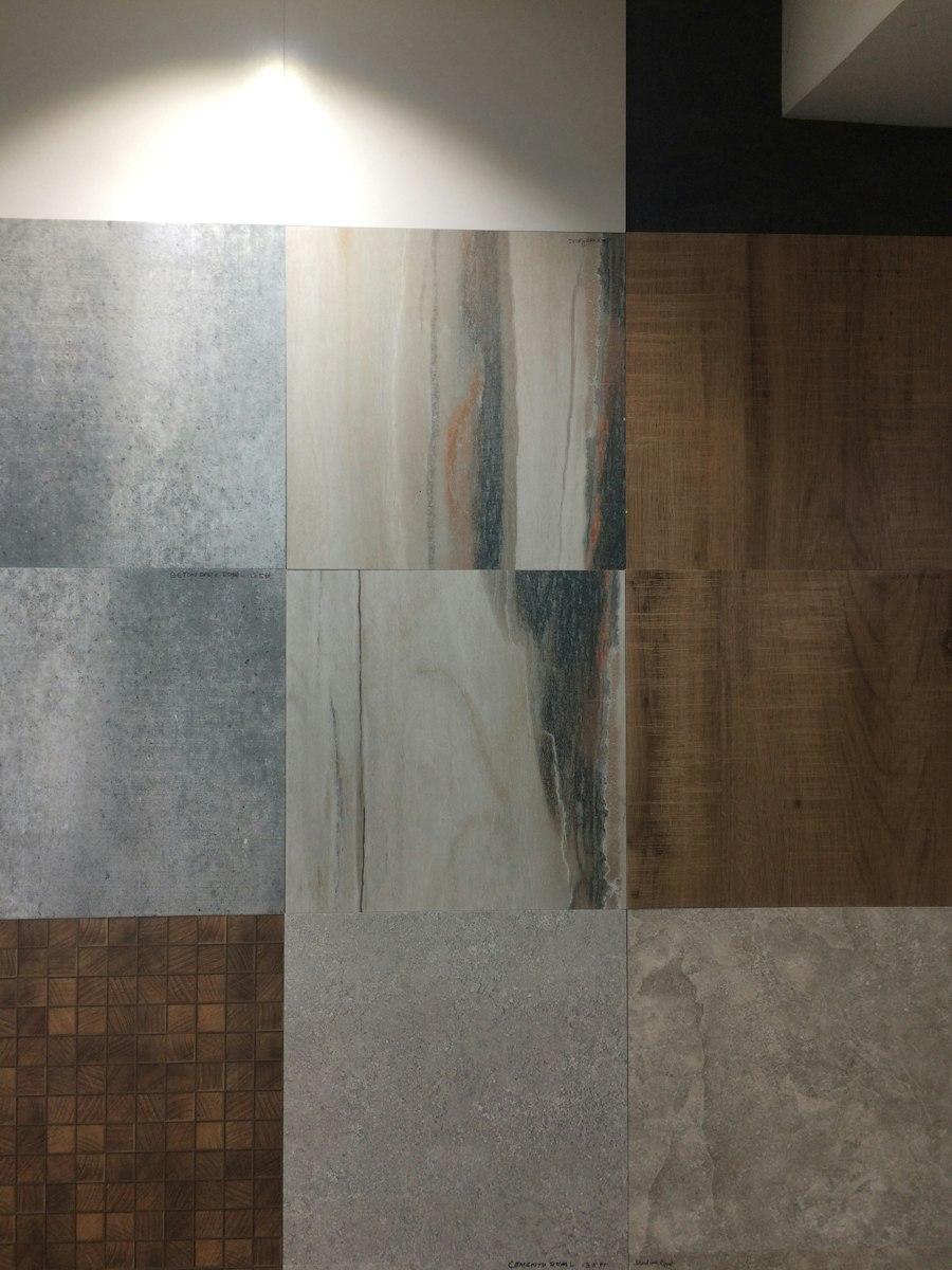 Sintered stone slab and tile collection