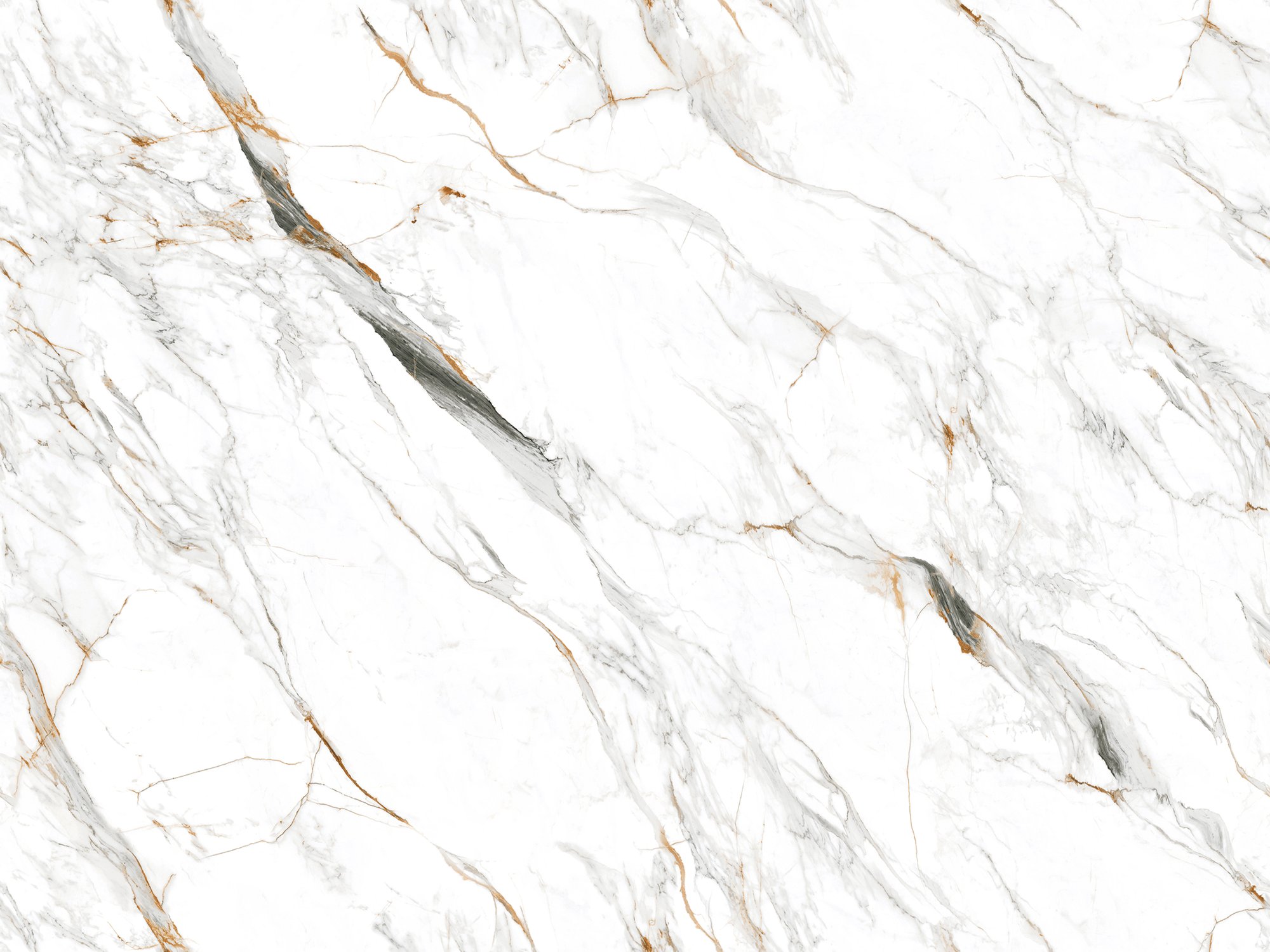 Sculpted Calacatta Gold sintered stone detail