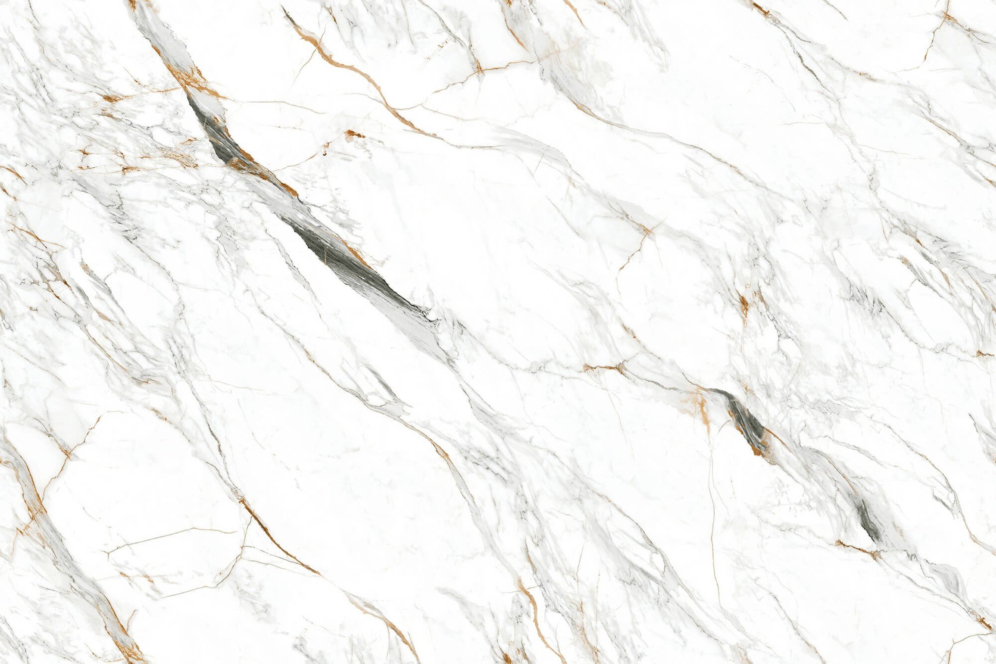 Sculpted Calacatta Gold sintered stone detail