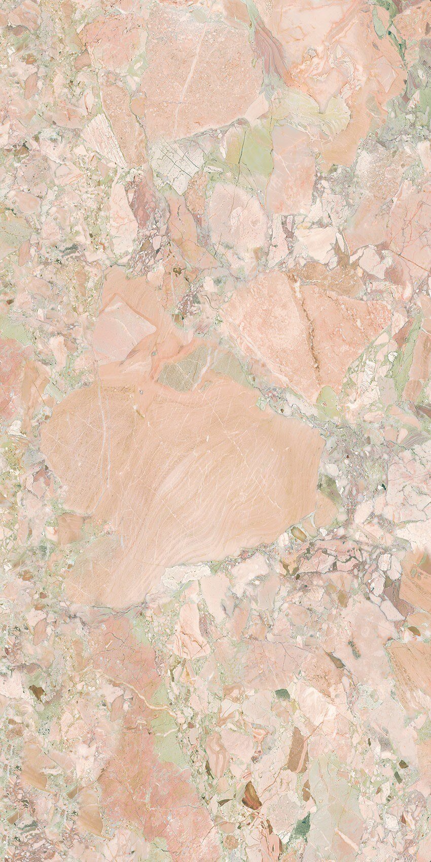 Premium Monet Garden sintered stone detail
