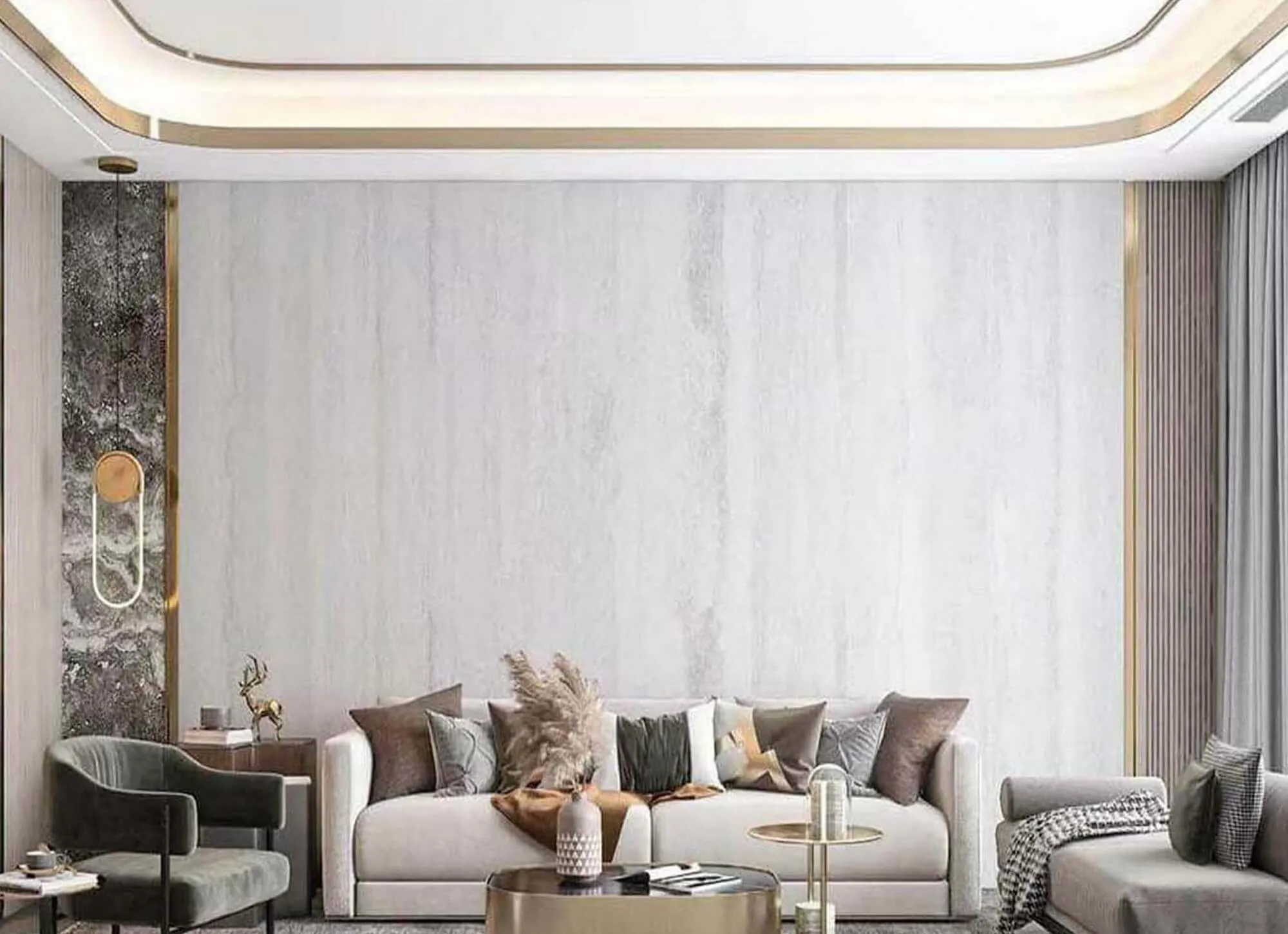 Travertine White